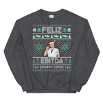 Load image into Gallery viewer, Feliz EBITDA - Ugly Christmas Sweater
