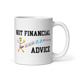 Load image into Gallery viewer, Not Financial Advice Emoji Mug
